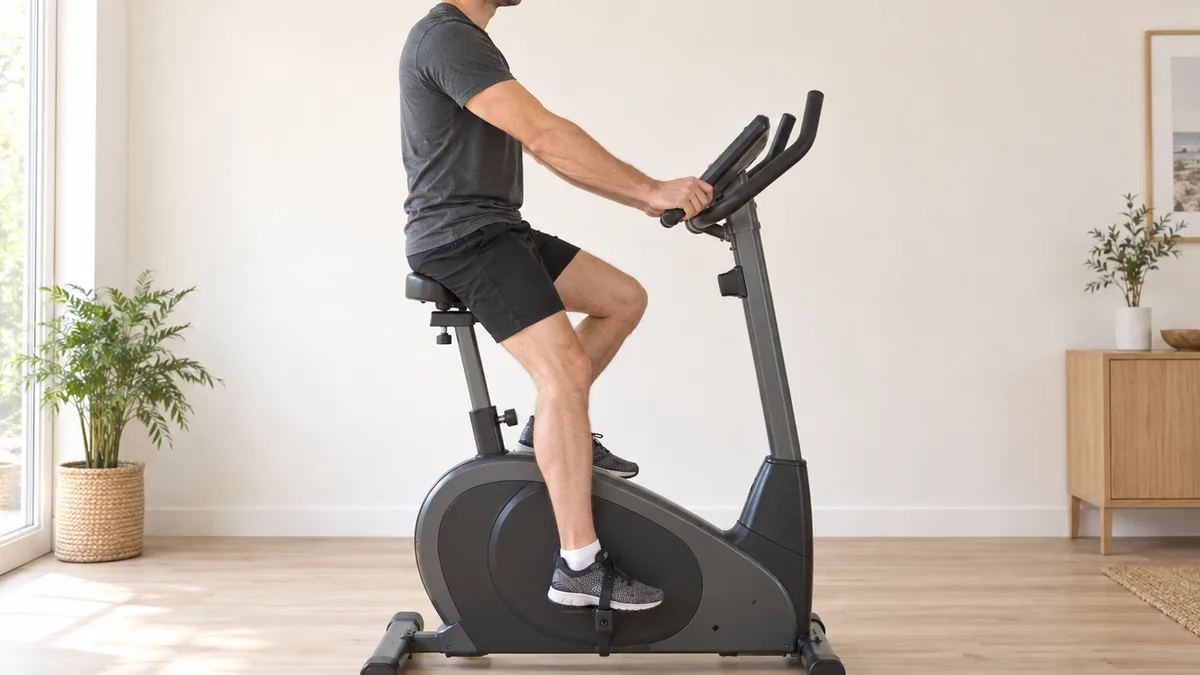 Hauteur de selle correcte sur un vélo d’appartement