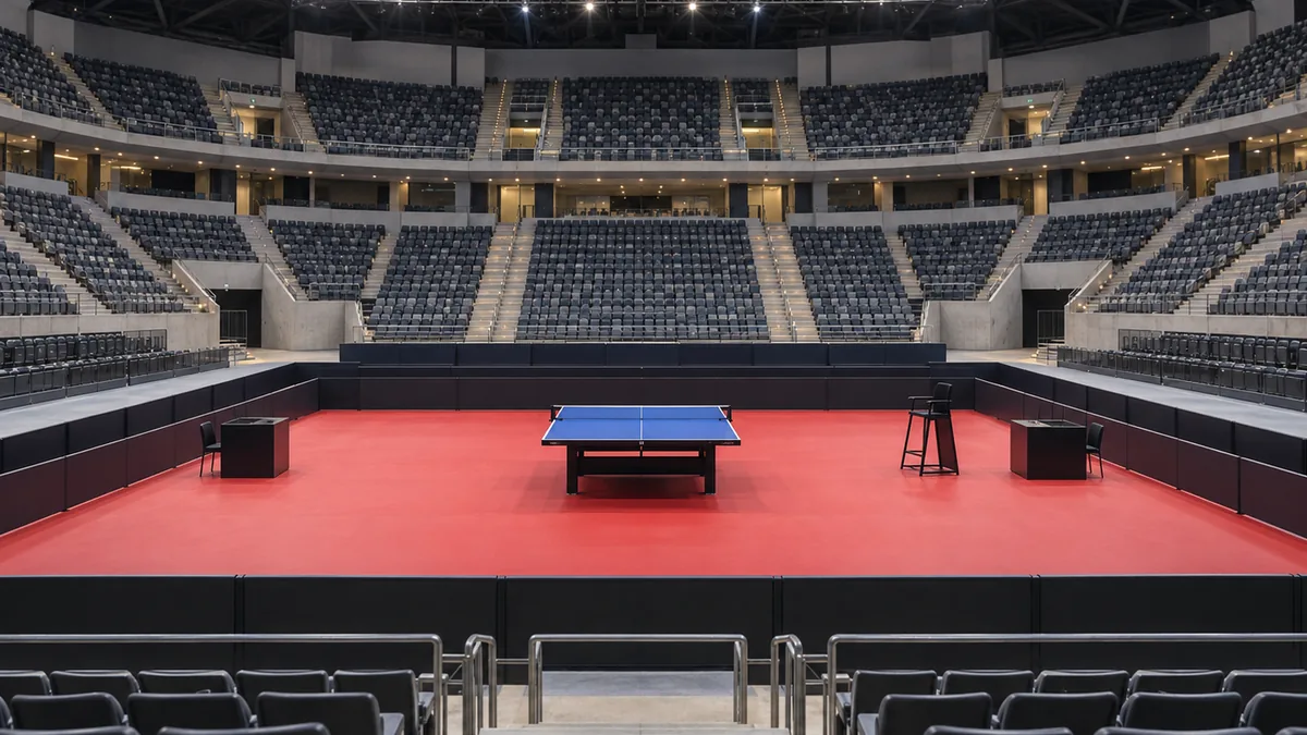 Sud de France Arena prévue pour la Coupe du monde de tennis de table 2027 à Montpellier