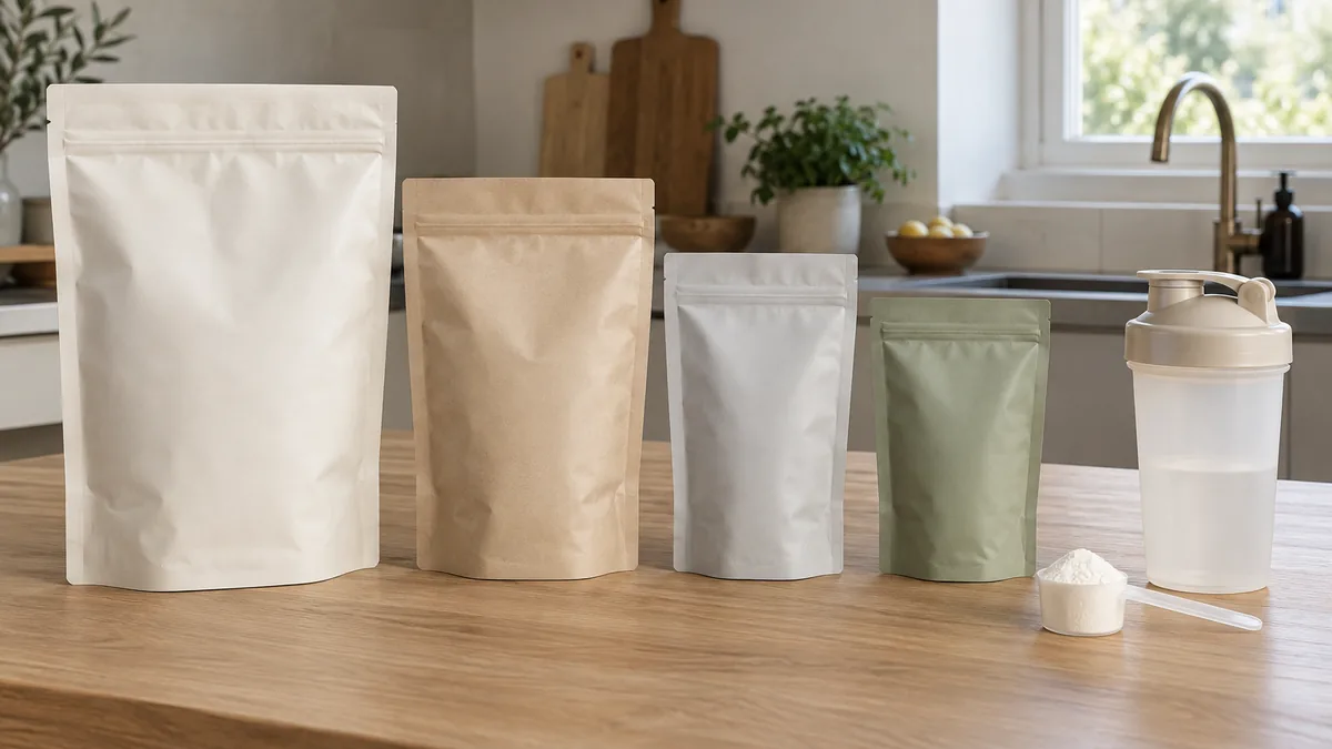 Comparaison de quatre sachets de créatine monohydrate vegan