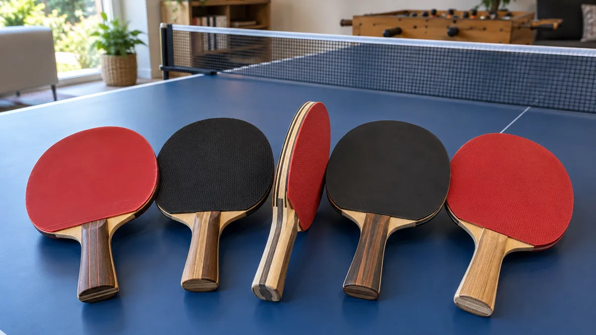 Comparatif de raquettes de ping pong carbone pour joueurs offensifs