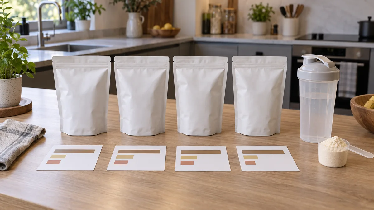 Comparatif nutritionnel de quatre whey isolate pour perdre du poids