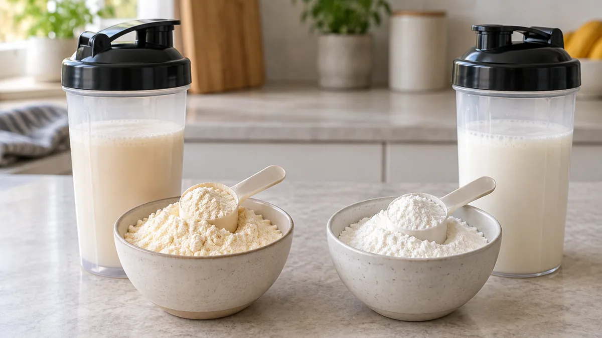 Différence entre une whey concentrée et une whey isolate