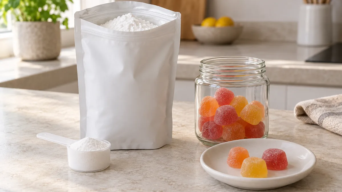 Comparaison entre créatine Myprotein en poudre et gummies