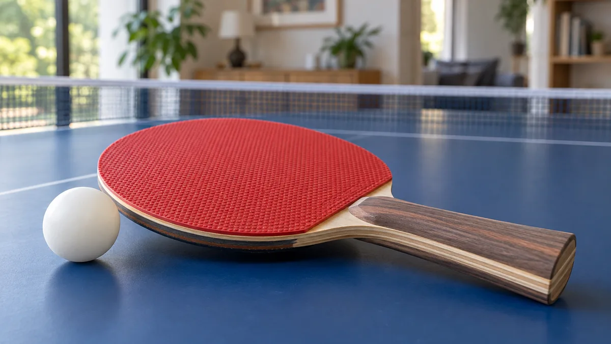 Raquette Pongori TTR 900 Spin destinée au jeu offensif