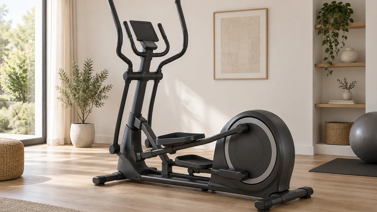 Vélo elliptique Capital Sport Helix avec poignées mobiles et console